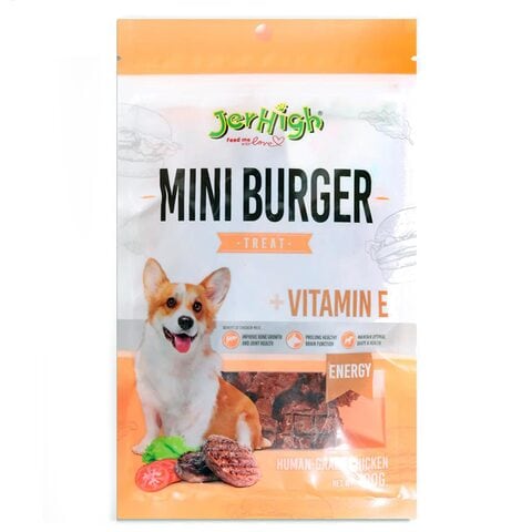 Jerhigh Mini Burger Dog Snack 100g