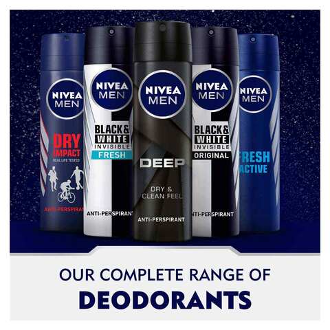 Nivea Men Antiperspirant Spray For Men - Dry Impact - 150ml