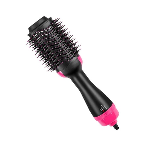 Buy Multifunctional Hair Dryer & Volumizer Salon Hot Air Hair Brush Roller  Comb Negative Ions Hair Dryer Curler Straightener Online - Shop Beauty &  Personal Care on Carrefour UAE