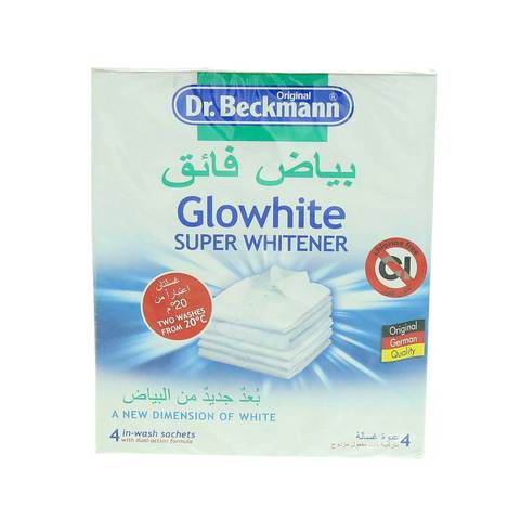 Dr. Beckmann Glowhite with Stain Remover, 3 Sachets 