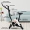 Sparnod Fitness Upright Exercise Bike for Home Gym SUB-50 - Free Installation Service - LCD Display, Height Adjustable Seat, Compact design - Perfect Cardio Exercise Cycle Machine