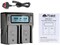 DMK Power DC-01 BP-U30 LCD Dual Battery Charger Compatible With Sony PMW-100, PMW-150, PMW-160, PMW-200, PMW-300, PMW-EX1, PMW-EX1R, PMW-EX3, PMW-EX160, etc.