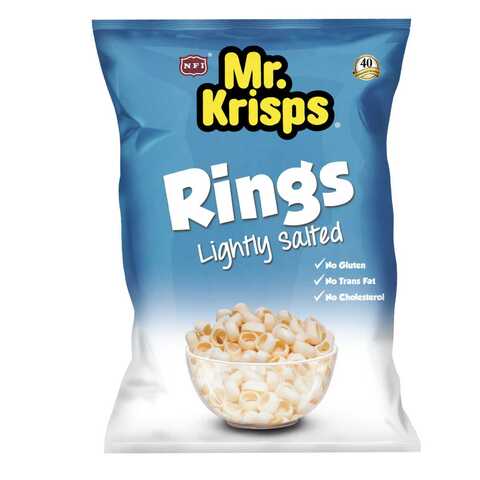 NFI Mr. Krisps Lightly Salted Rings 80g