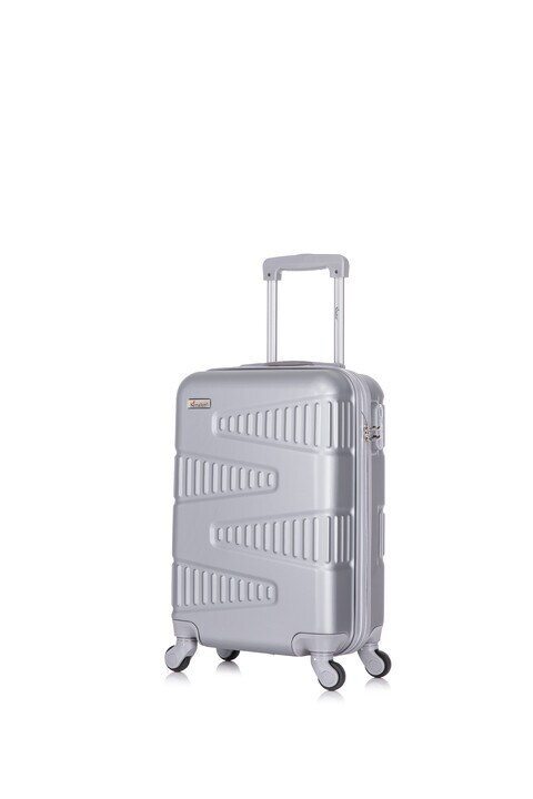 Carry on cheap luggage white