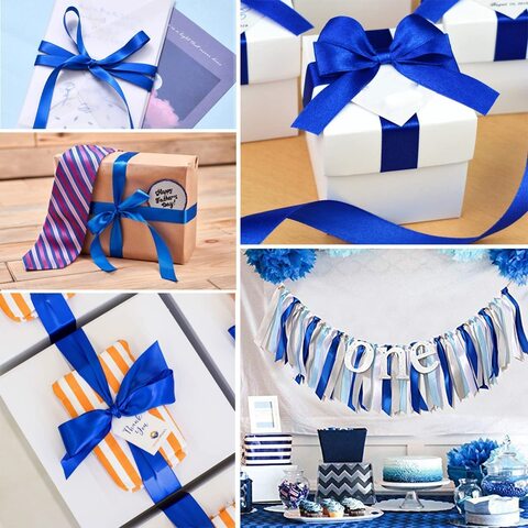 Cobalt blue satin clearance ribbon