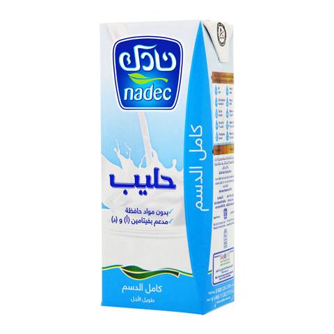 Buy Nadec Whole Milk Long Life 200 ml in Saudi Arabia