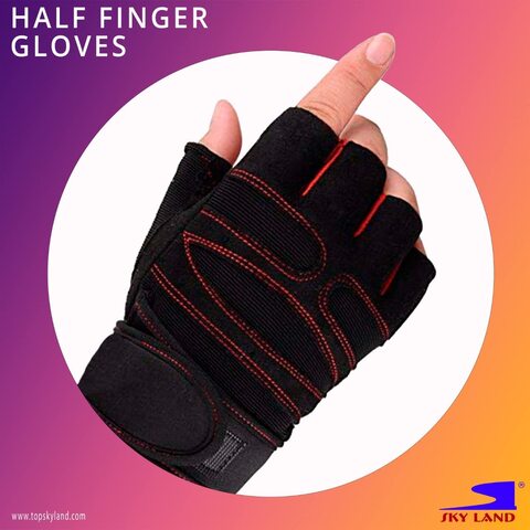 Long finger workout gloves hot sale