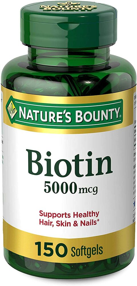 Natures Bounty Biotin 5000mcg 150 Softgels
