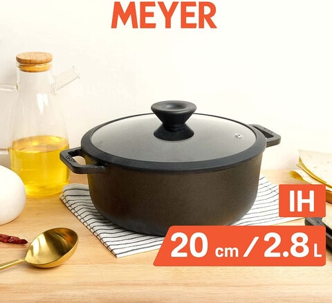 Buy Meyer Pre Seasoned Cast Iron Dutch Oven Biryani Pot Cast