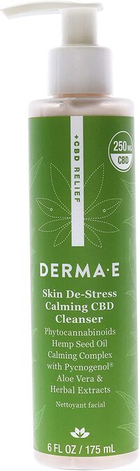 Derma-E Skin De-Stress Calming Cbd Cleanser Unisex 6 Oz