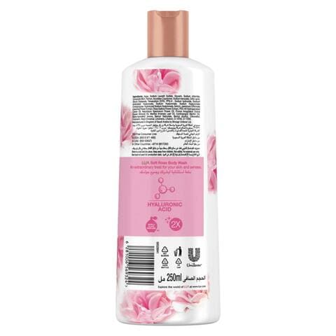 Lux Soft Rose Body Wash White 250ml