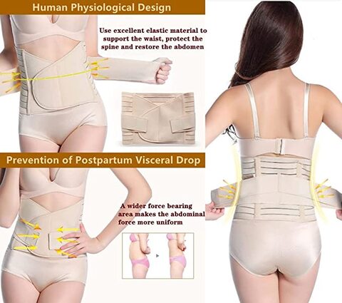 Margoun Postpartum/Post Pregnancy Recovery Belly Band Waist Trainer Cincher Trimmer Tummy Control Slimming Body Shaper Shapewear Belt, (XL)