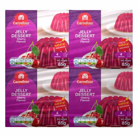 Carrefour cherry flavored jelly 85 g &times; 12