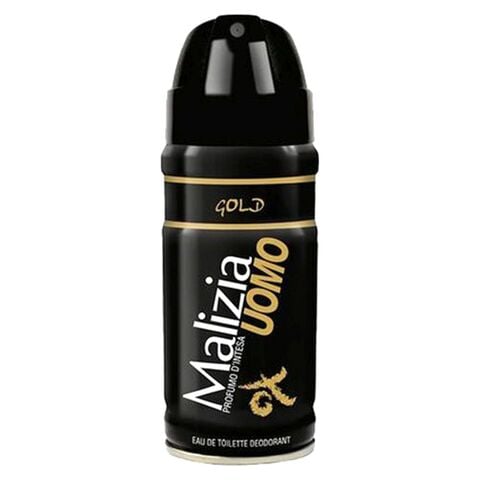 Buy Malizia Gold Deodorant Spray For Men - 200ml in Egypt