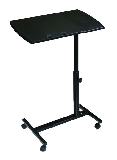Goldedge Adjustable Folding Table Black 120centimeter