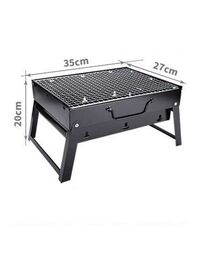 Generic Portable Charcoal Barbeque Grill Black 35x27x20centimeter
