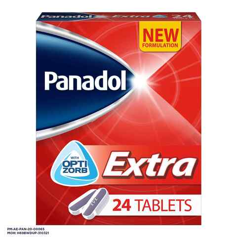 Panadol Extra Pain Relief Tablets With Opti Zorb 24 count