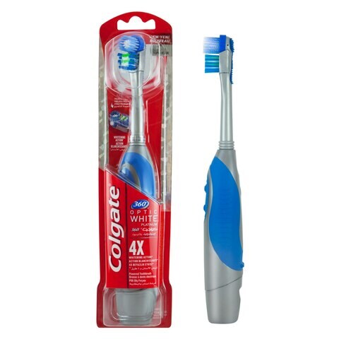 Colgate 360 Optic White Power Soft Toothbrush White