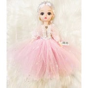 The Singing Doll Baby Girl With Pink Pirincess Dress Gift Or Home Decoration-32cm
