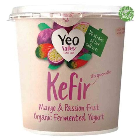 Yeo Valley Organic Kefir Mango And Passion Fruit Yogurt 350g