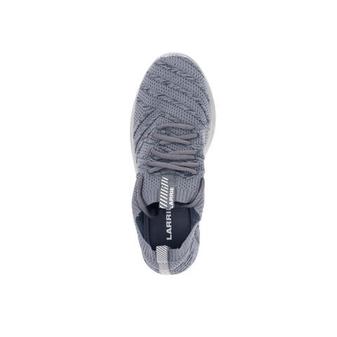 LARRIE Men Grey Contrast Sole Sneakers-41