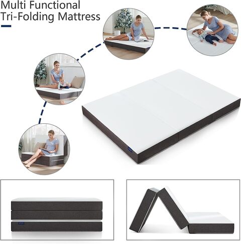 Tri fold store foam mattress