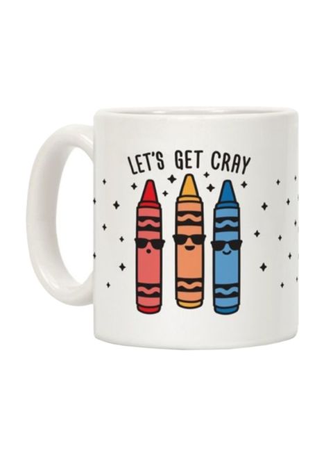 muGGyz Ice Cream Printed Ceramic Mug White/Blue/Brown 8x9.5x8centimeter