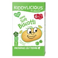 Kiddylicious Apple Soft Biscotti 20g Pack of 6