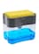 Generic 2-In-1 Sponge Rack Shelf Soap And Detergent Dispenser Pump Black 5.1X3.35X3.5Inch