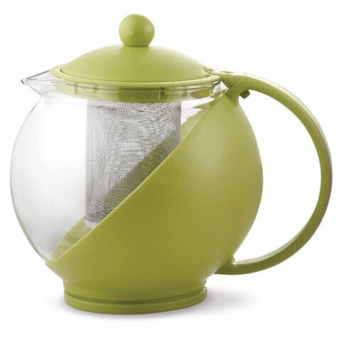 Luigi Ferrero Glass Tea Jug, 1.25 L, Green