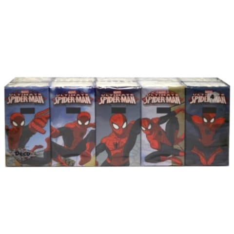 Marvel Ultimate Spider-Man 4 Ply Pocket Tissues Pack of 10