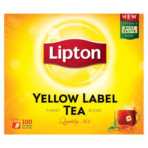 Lipton Yellow Label Black Classic 100 Tea Bags