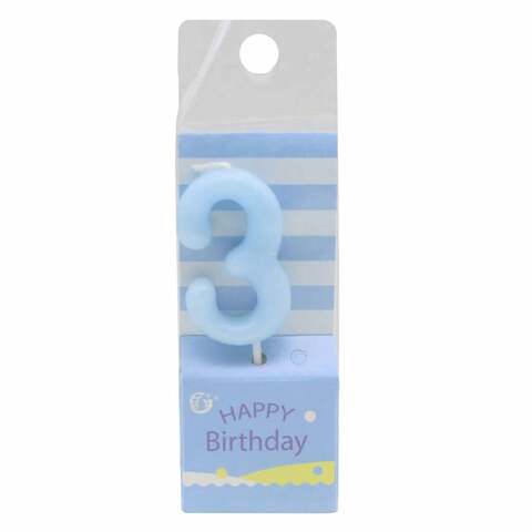 Treasures Number 3 Birthday Candle