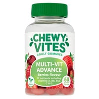 Chewy Vites Adult Multi-Vitamin Advance Berry Flavour 60 Gummies