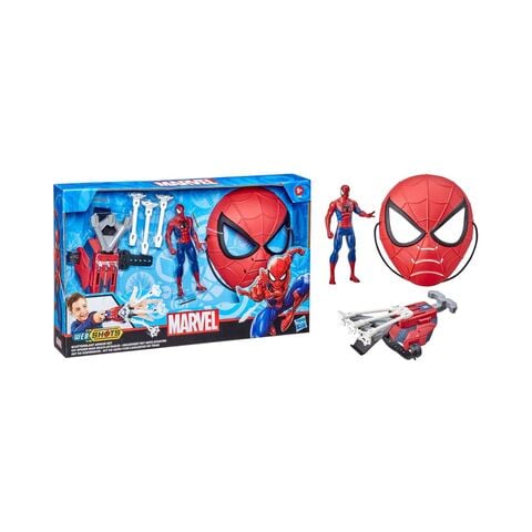 Hasbro Marvel Spider-Man  Web Shots Scatterblast Armor Set Toy Multicolour