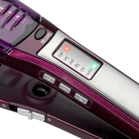 BaByliss Steam I-Pro Styler Hair Straightener ST395SDE Purple