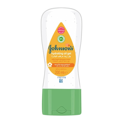 Johnson&#39;s Hydrating Baby Oil Gel With Fresh Blossom Scent Clear 200ml