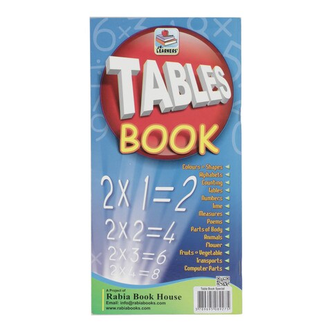 Tables Book