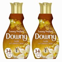 Downy Perfume Collection Concentrate Fabric Softener Feel Luxurious 1.38L Pack of 2