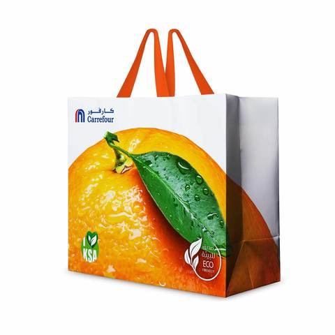 Buy Eco shopping bag orange in Saudi Arabia