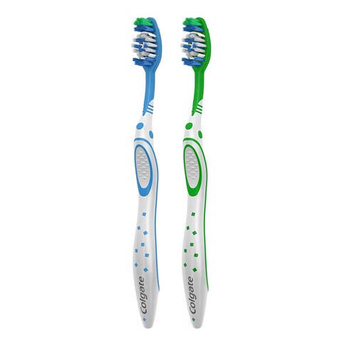 Colgate Max White Manual Toothbrush Multicolour 2 count