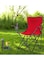 ALSAQER-Camping Chair/Picnic chair/Out Door Chair  Hand Support with Cup Holder with Carry Bag(Red)