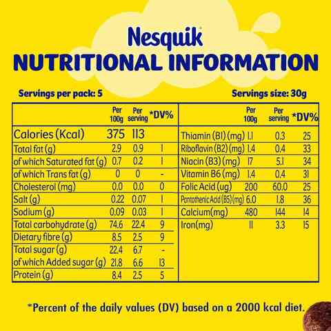 Nestle Nesquik Chocolate Breakfast Cereal 950g