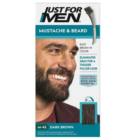 Just For Men Mustache And Beard Colour Dark Brown 28g