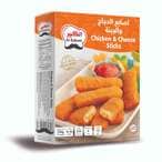Buy Al Kabeer Chicken And Cheese Sticks 250g in UAE