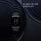 Zepp E Circle Smart Watch Health And Fitness Tracker With Heart Rate, SpO2 And Rem Sleep Monitoring, Stainless Steel Body, Leather Band, Moon Gray, Onyx Black, W1936Ov1Q