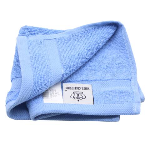 Buy King's Collection Alem Face Towel 30x30 Light Blue Online