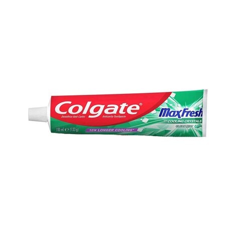 Colgate Max Fresh With Cooling Crystals Clean Mint Toothpaste White 100ml