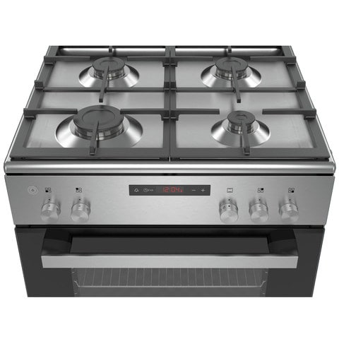Siemens 4 Burners Gas Cooker With Full Flame Safety HG2M30E50M Silver 60x60cm