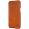Nillkin Case for iPhone 12 Pro Max (6.7 Inch), Qin Leather Series [With Card Holder] Stylish Cover Durable Slim PU Leather Flip Wallet [ Designed for iPhone 12 Pro Max Case ] - Brown
